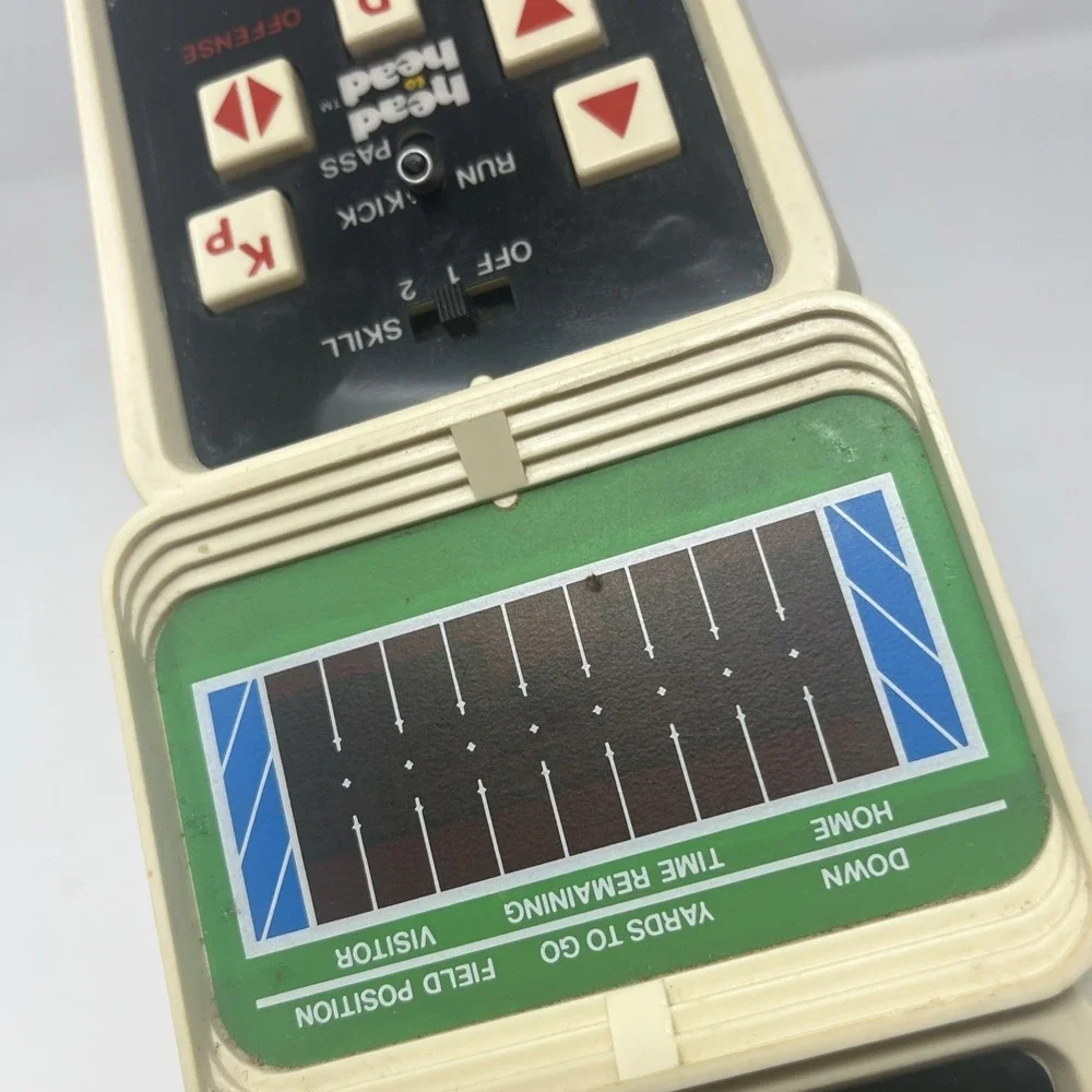 Vintage 1979 Coleco Head-To-Head Handheld Electronic Football Not Working As Is